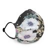 Thirsty Roots® Logo Face Mask – Black Floral - Image 2