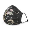 Thirsty Roots® Logo Face Mask – Black Floral - Image 3